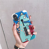 Cartoon dinosaur animals case