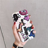 Cartoon dinosaur animals case