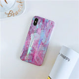Aurora laser marble Case