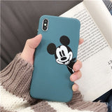 Cartoon Mickey Minnie soft silicone case