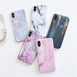 Crystal laser marble case