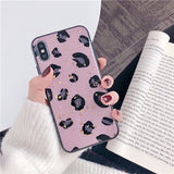 Gold Foil Bling Leopard spot Phone Case