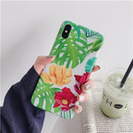 Plants leaves floral phone cases