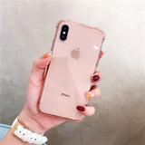 Clear Air Cushion Anti-knock phone Case